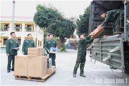 Bảo đảm vật tư đồng bộ, nâng cao đời sống tinh thần bộ đội